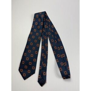 Pierre d'Capo‎ Silk Necktie Geometric Pattern Designer Italian Style